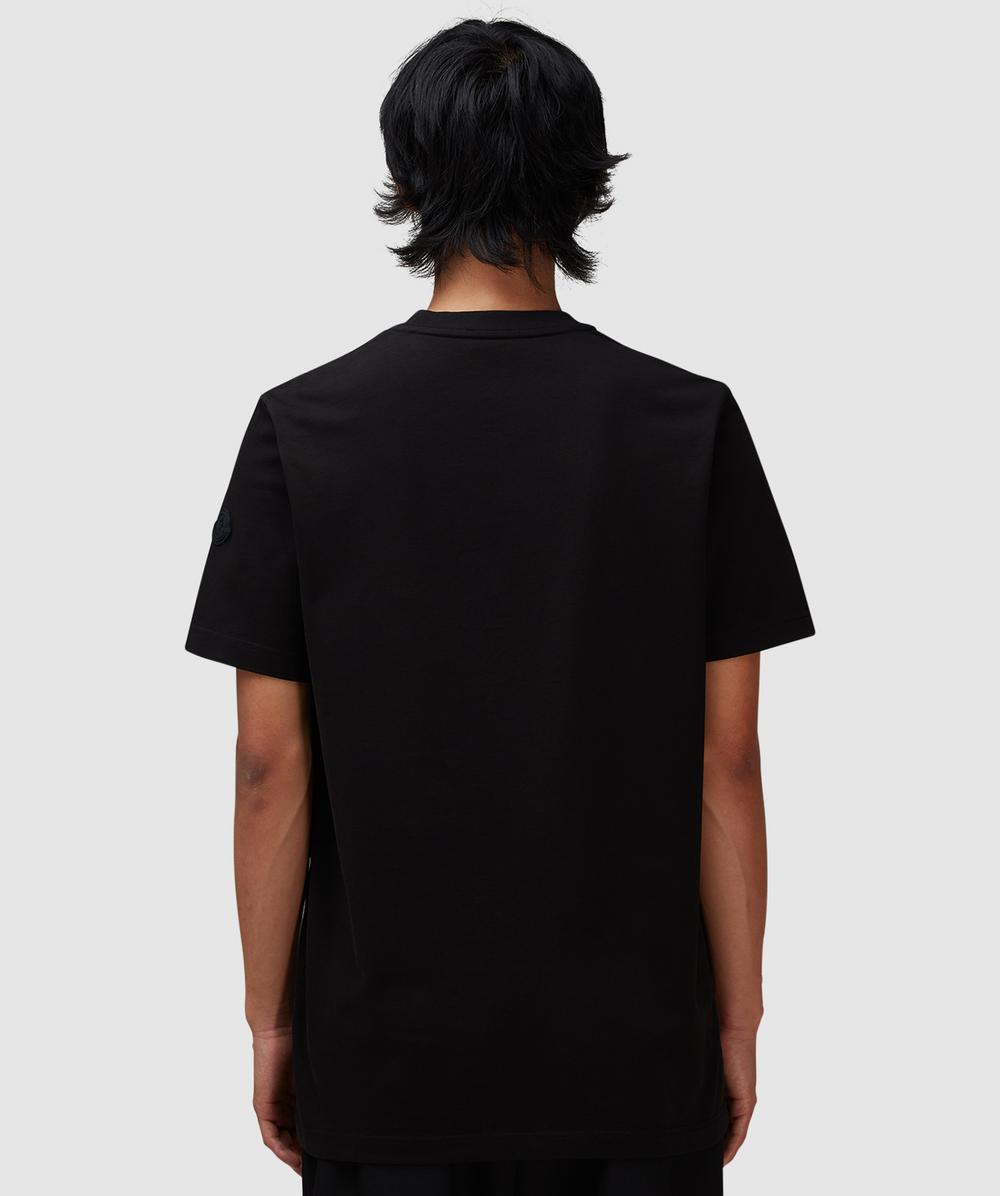 Moncler Double logo t-shirt | BLACK | SEVENSTORE