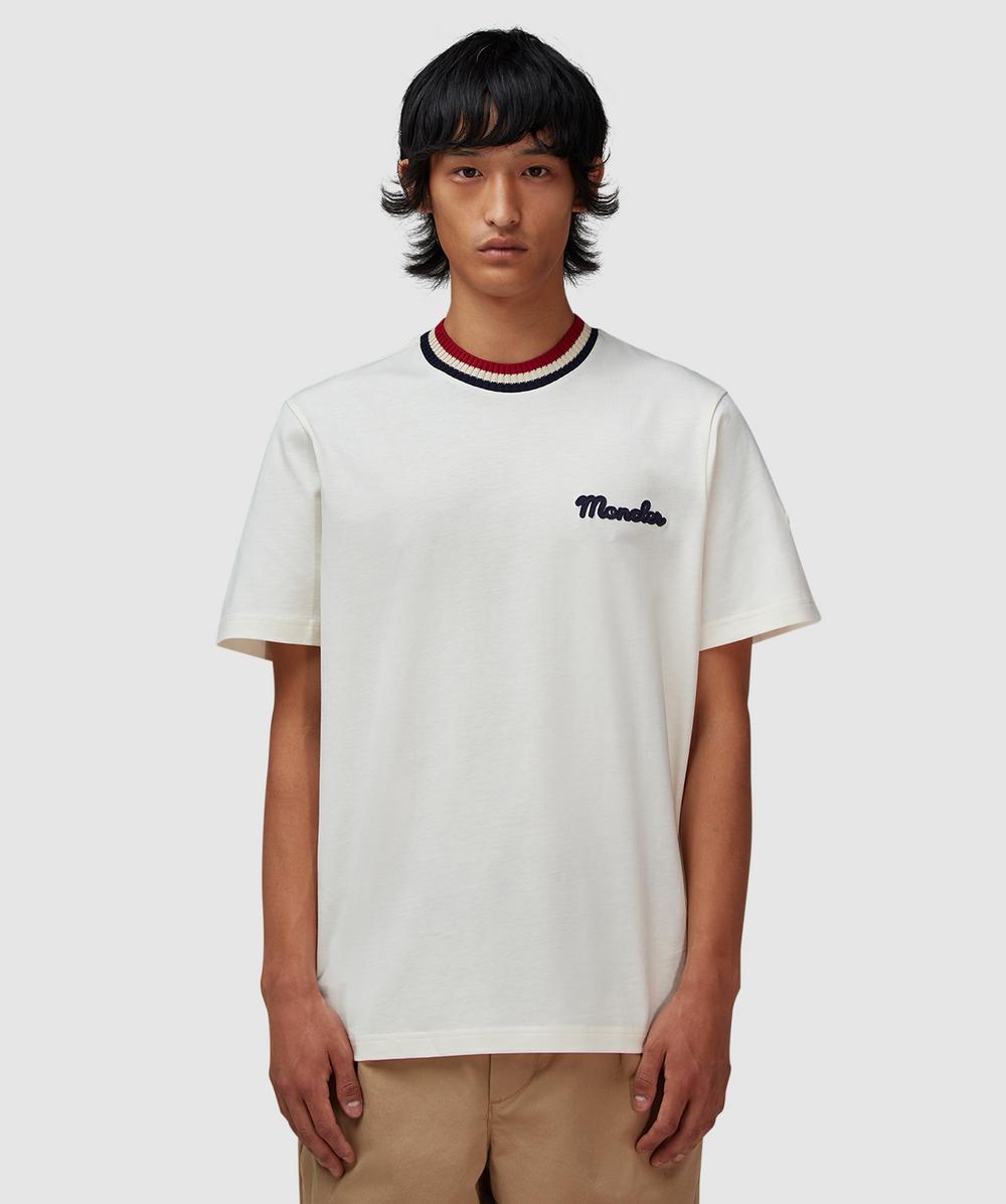 Moncler Logo t-shirt | NATURAL | SEVENSTORE
