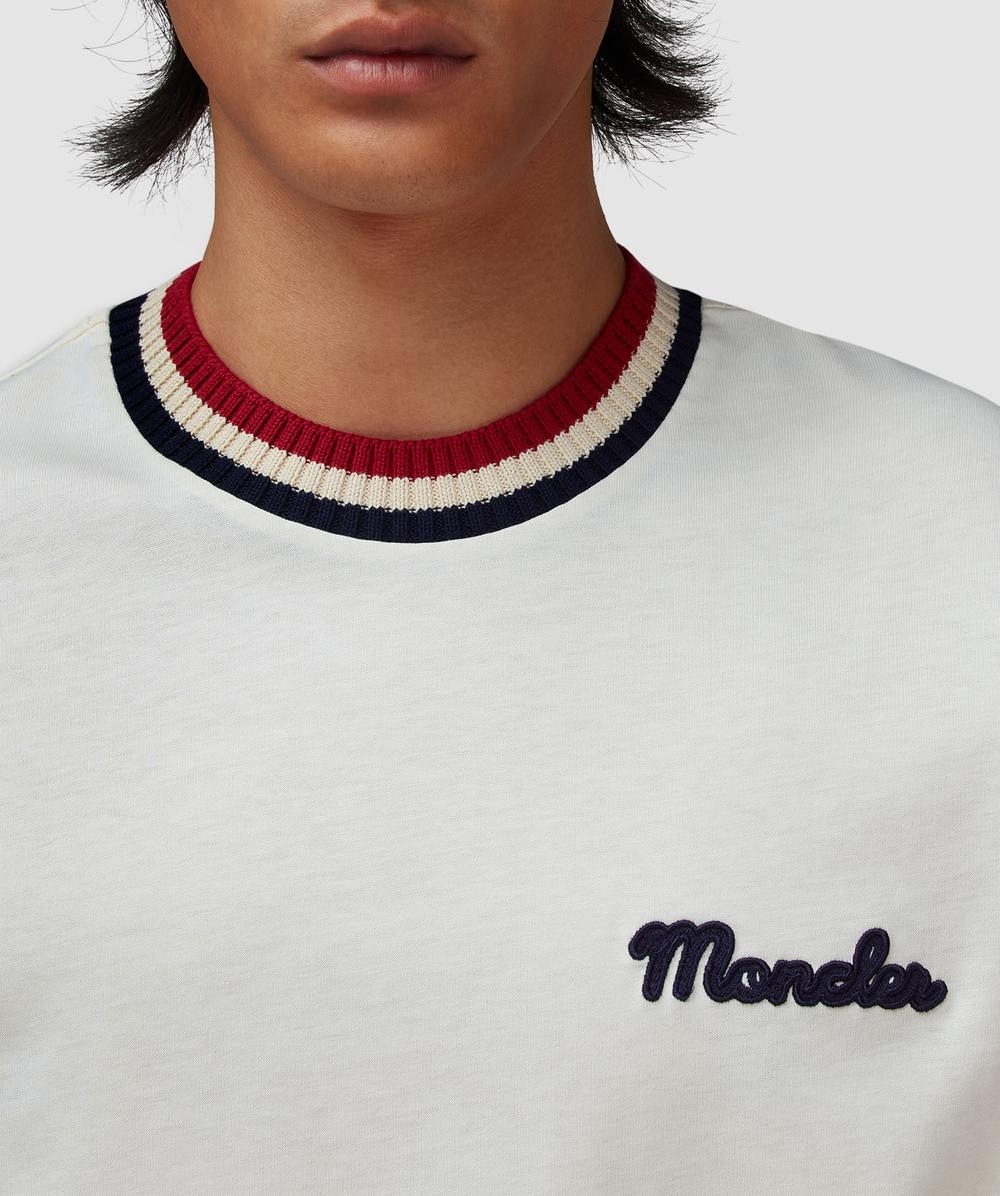 Moncler Logo t-shirt | NATURAL | SEVENSTORE
