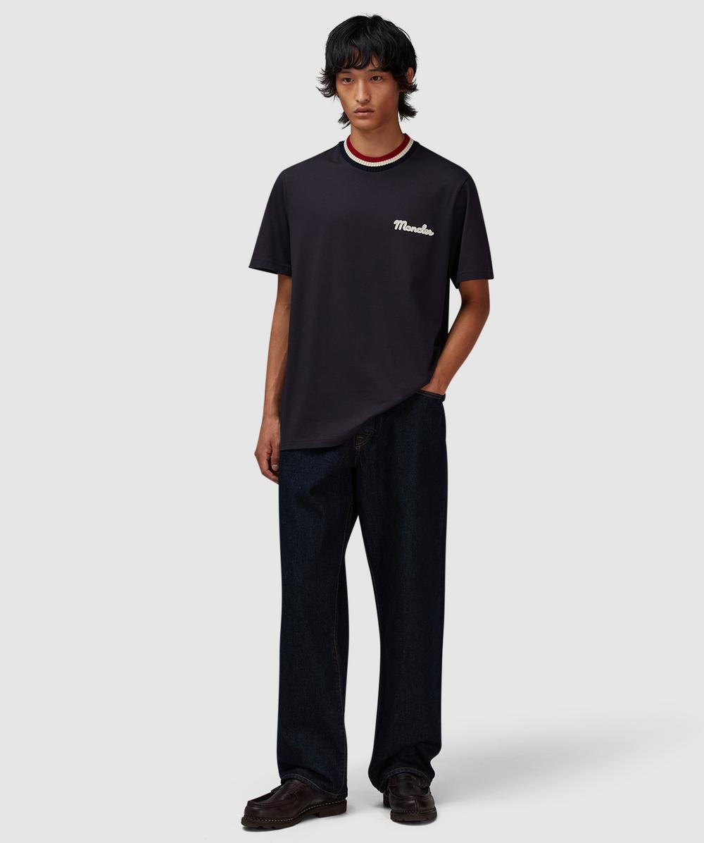 Moncler Short sleeve t-shirt | NAVY | SEVENSTORE