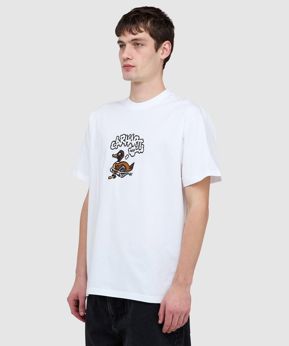 【WHITE】Washed duck shirt Carhartt WIP Duck duck t-shirt | WHITE | SEVENSTORE
