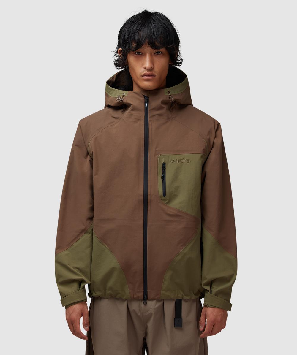 Mellow Clo 3l Trek Jacket In Brown