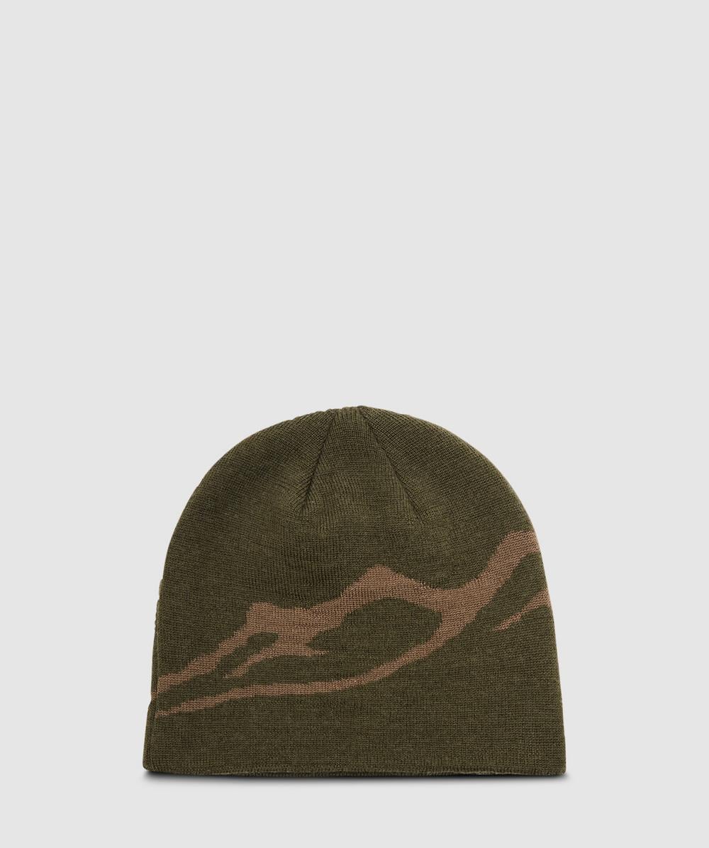 Mellow Clo Everyday Merino Beanie In Green