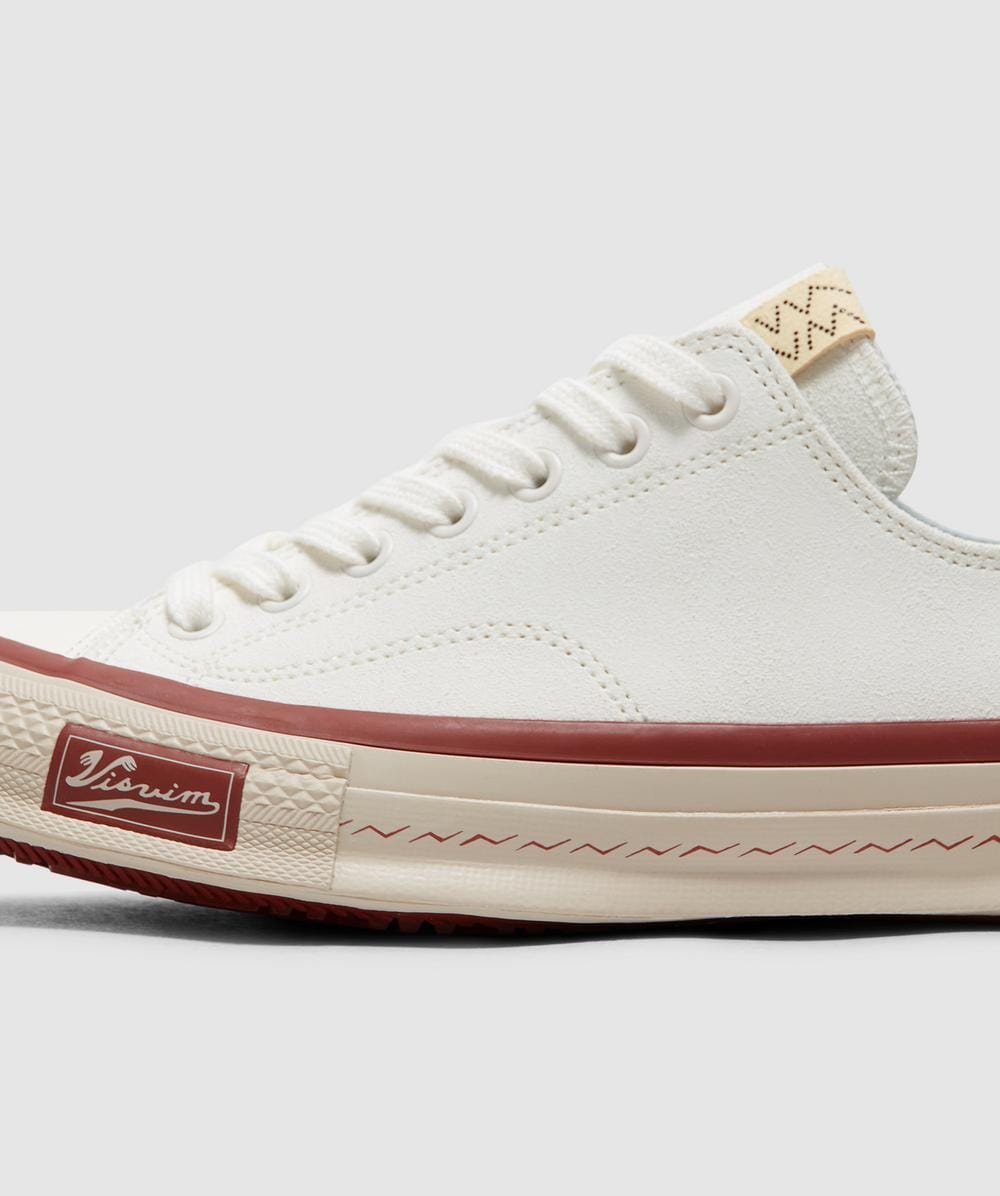 Visvim Skagway lo suede sneaker | WHITE | SEVENSTORE