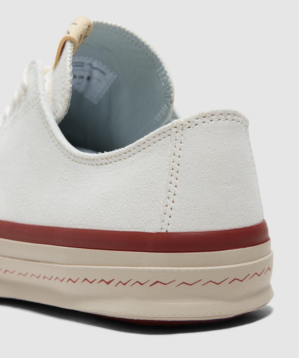 Visvim Skagway lo suede sneaker | WHITE | SEVENSTORE