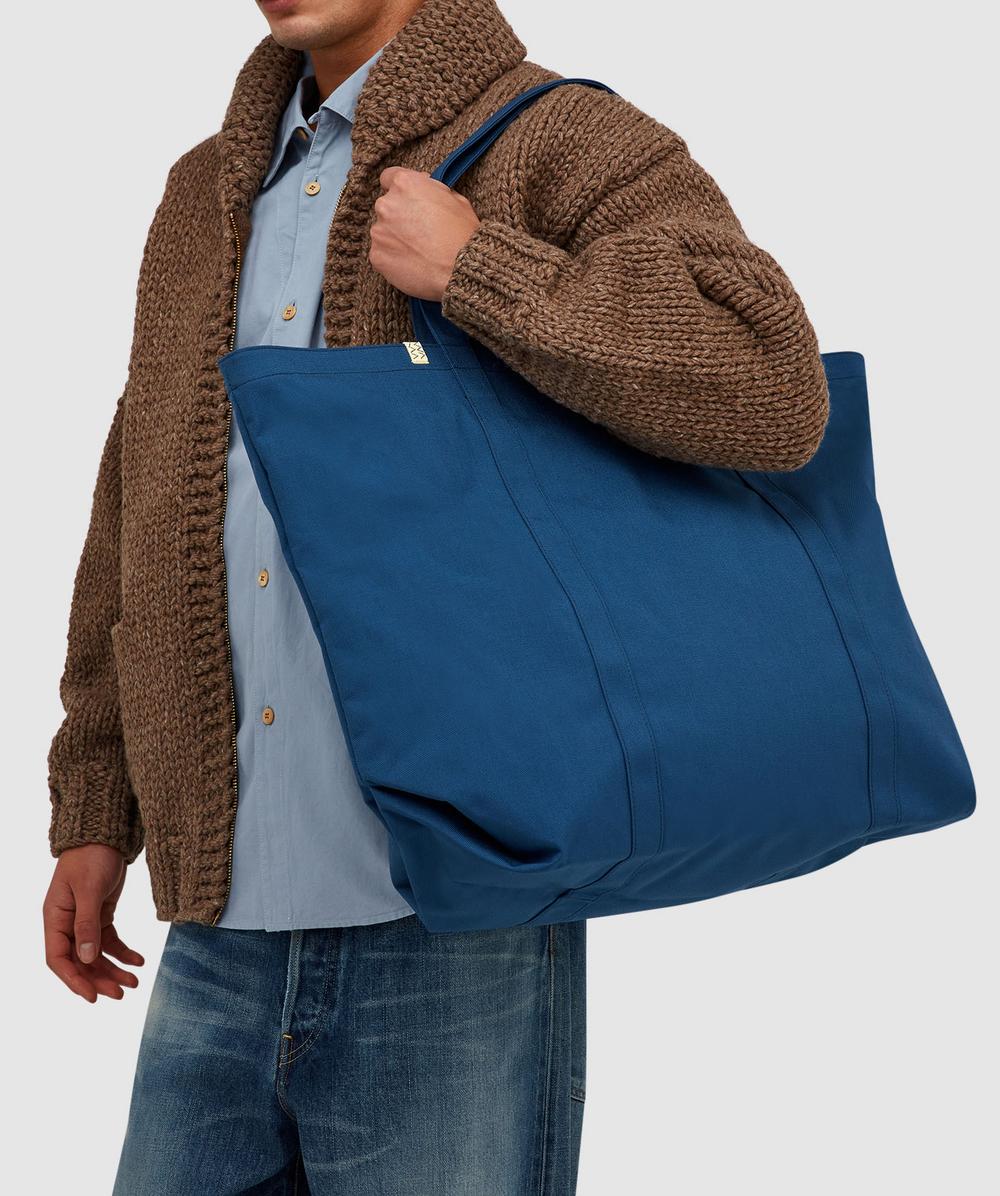 Visvim Large cordura tote bag | BLUE | SEVENSTORE