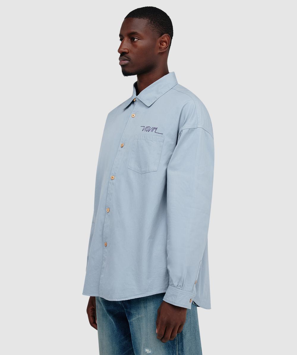 Visvim Palmer shirt | LT.BLUE | SEVENSTORE