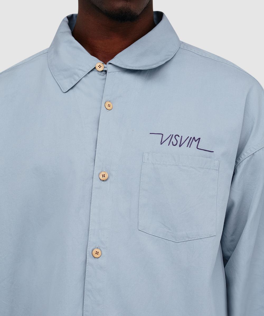 Visvim Palmer shirt | LT.BLUE | SEVENSTORE