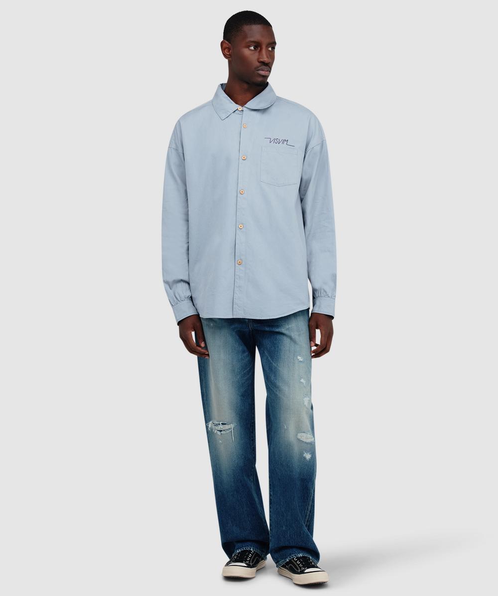 Visvim Palmer shirt | LT.BLUE | SEVENSTORE