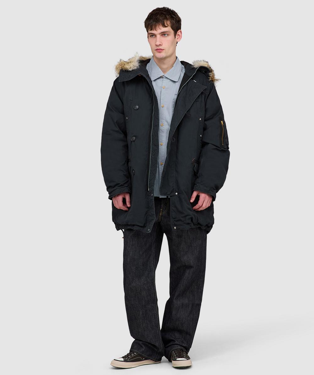 Visvim Valdez down jacket | BLACK | SEVENSTORE