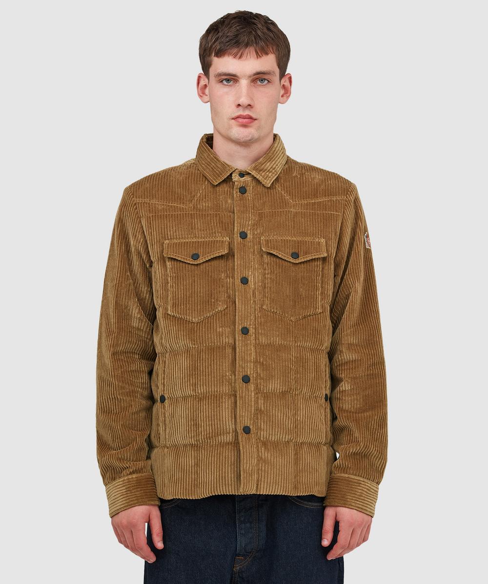 Moncler Gelt Shirt Jacket (Brown - 3) - Size 3, Male