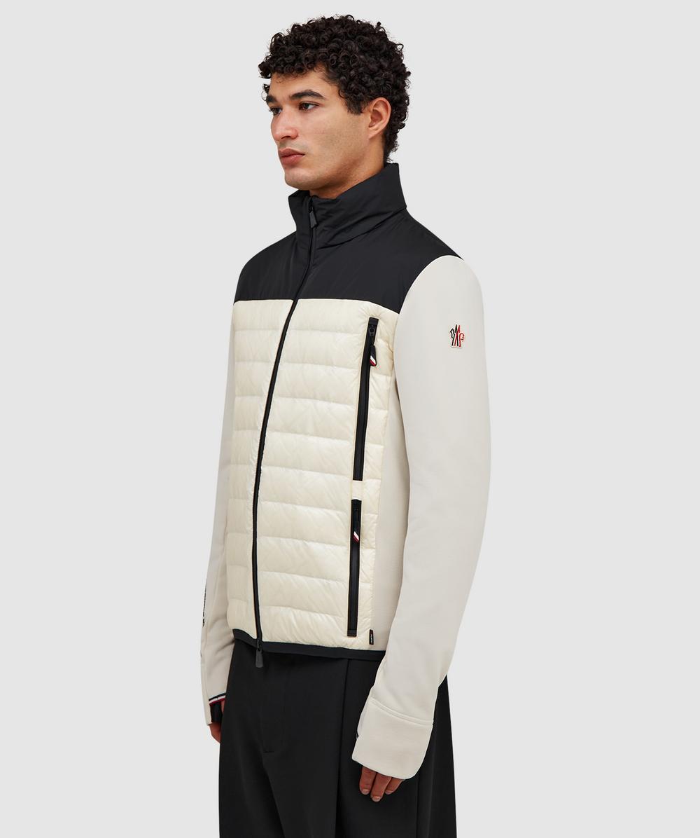 Moncler Grenoble padded zip-up jacket | WHITE | SEVENSTORE