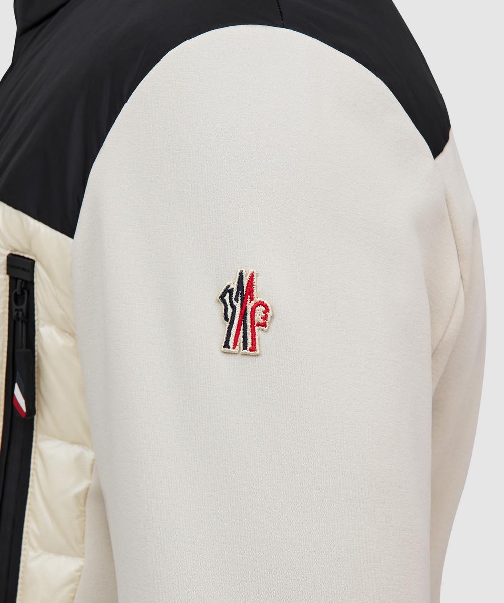 Moncler Grenoble padded zip-up jacket | WHITE | SEVENSTORE