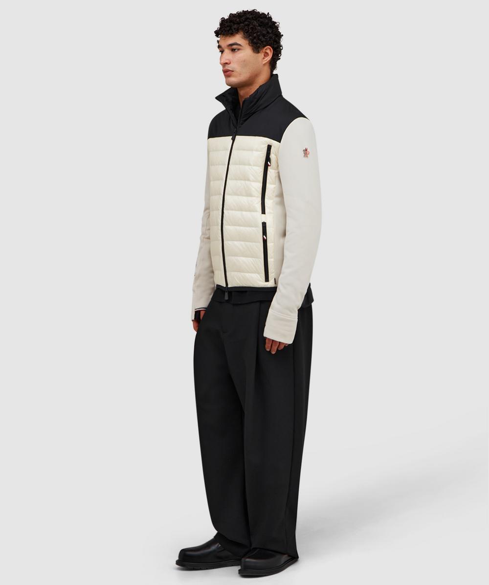 Moncler Grenoble padded zip-up jacket | WHITE | SEVENSTORE