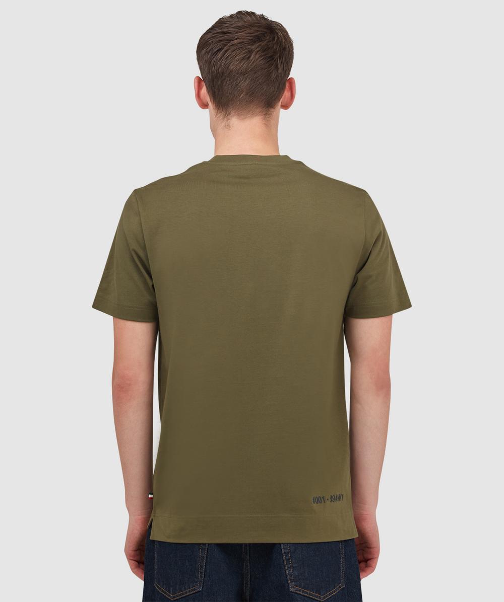Moncler Grenoble script t-shirt | OLIVE | SEVENSTORE
