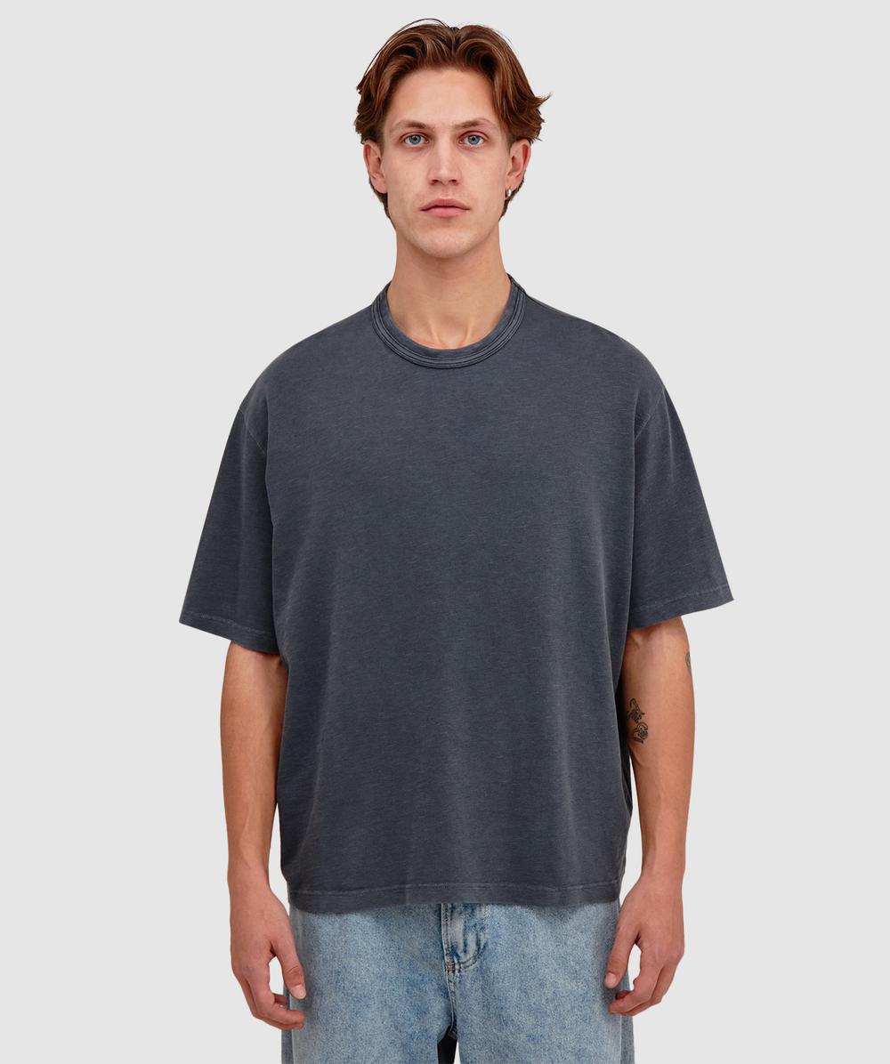 Mki Miyuki Zoku 220 Gsm Slub T-shirt In Gray
