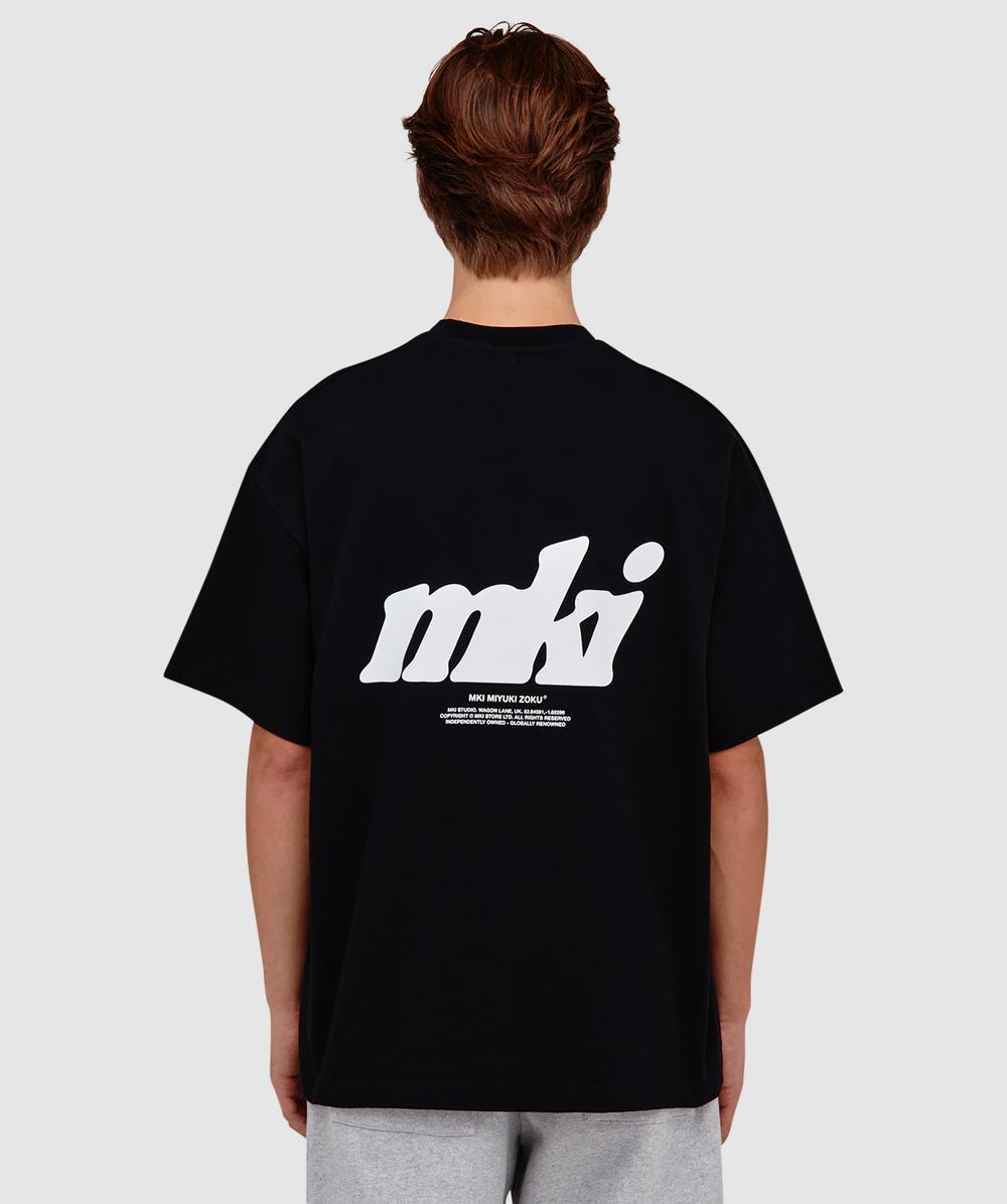 Miei T　0418 MKI MIYUKI ZOKU Stamp t-shirt | BLACK | SEVENSTORE