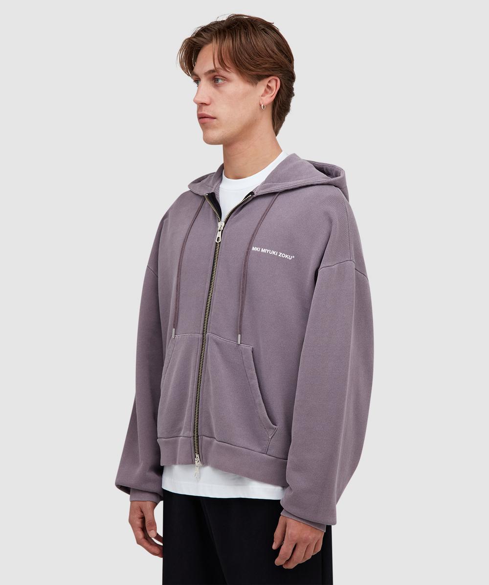 MKI MIYUKI ZOKU Uniform zip hoodie | PIGMENT RAISIN | SEVENSTORE