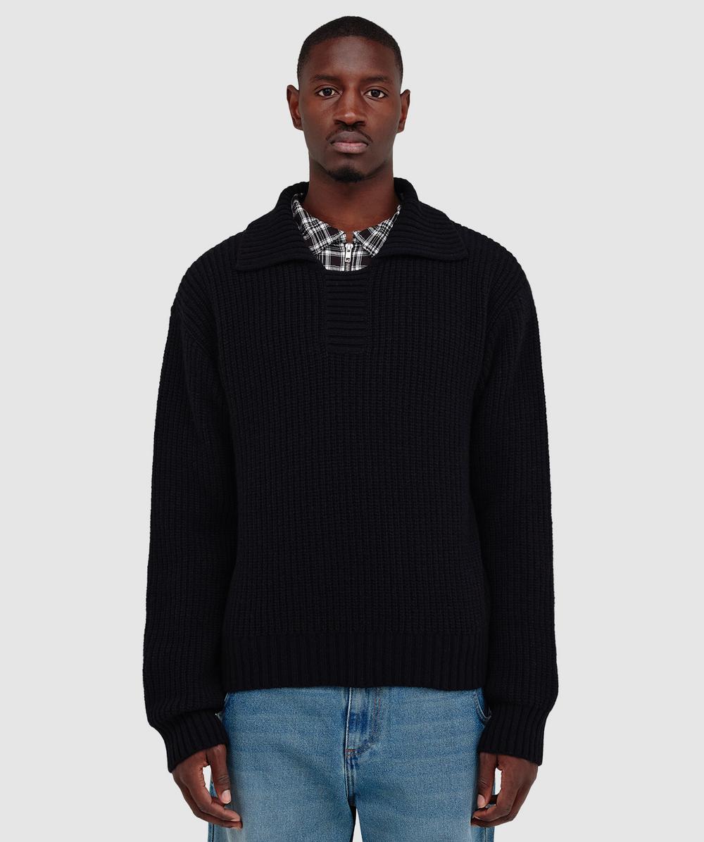 Mfpen Collar Sweater In Black
