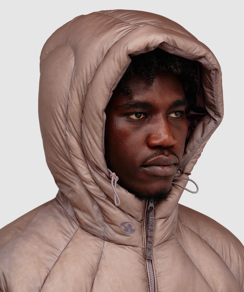 San San Gear Shade puffer jacket | ASH PINK | SEVENSTORE
