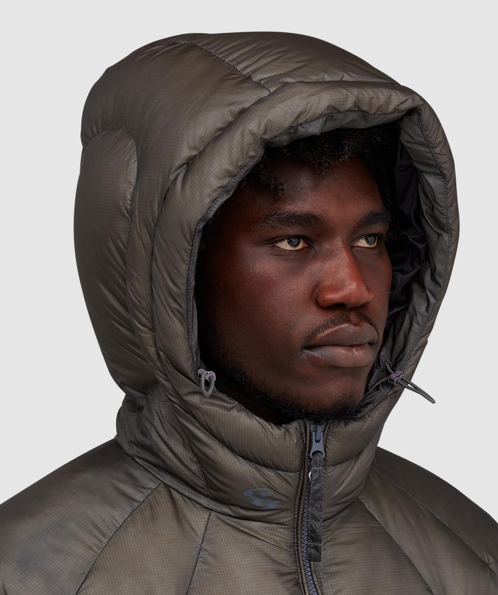 San San Gear Shade puffer jacket | CHARCOAL | SEVENSTORE