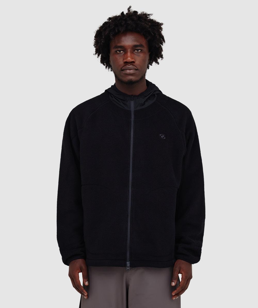 San San Gear Fleece Jacket In Black