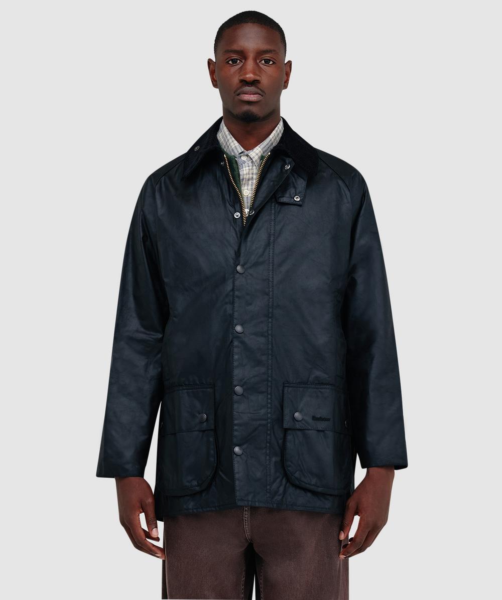 Barbour Beaufort wax jacket | BLACK | SEVENSTORE