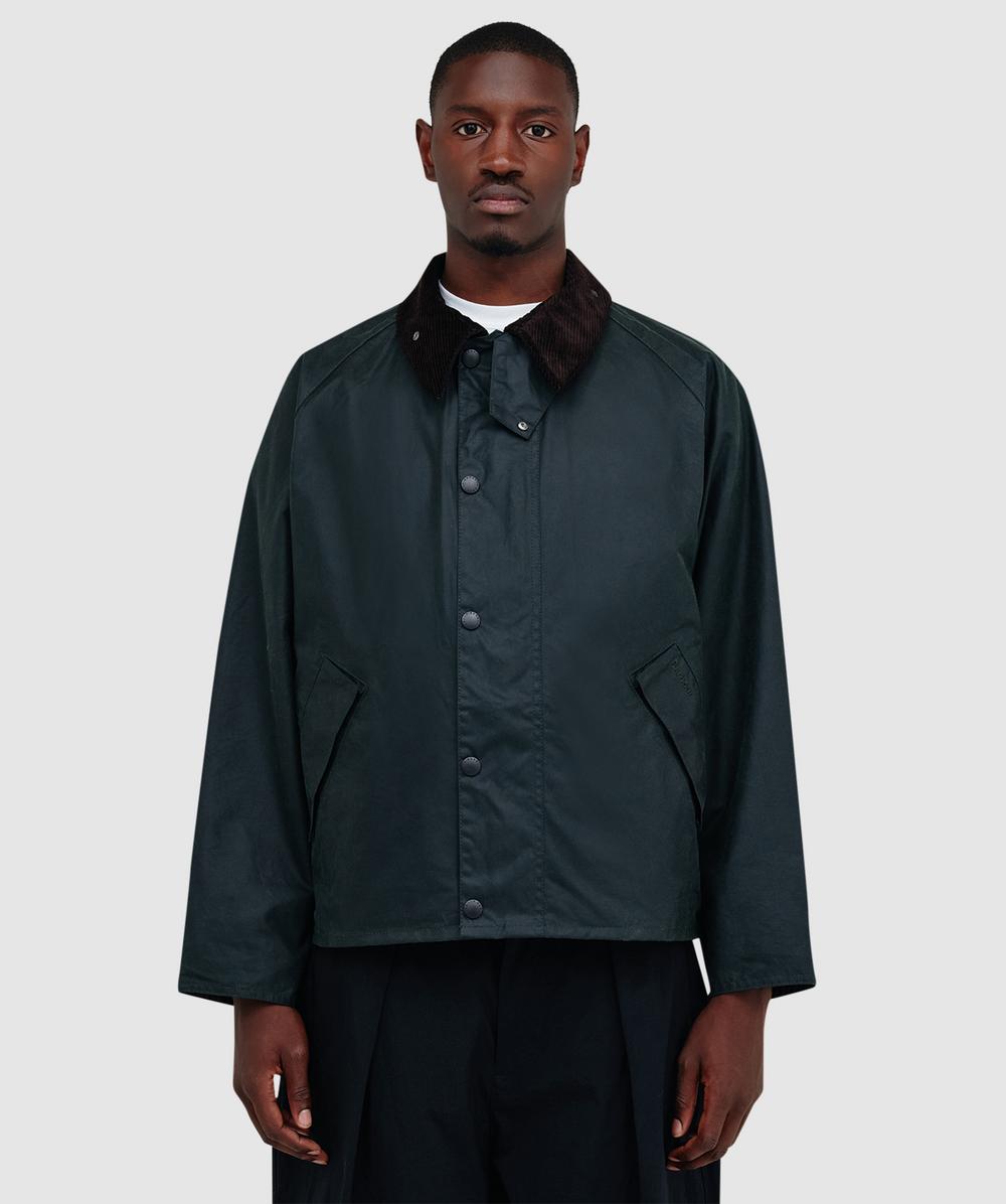 ジャケット・アウター Barbour TRANSPORT WAX SAGE 38 Barbour Transport WAX 38 Sage BARBOUR 130th Anniversary Transport