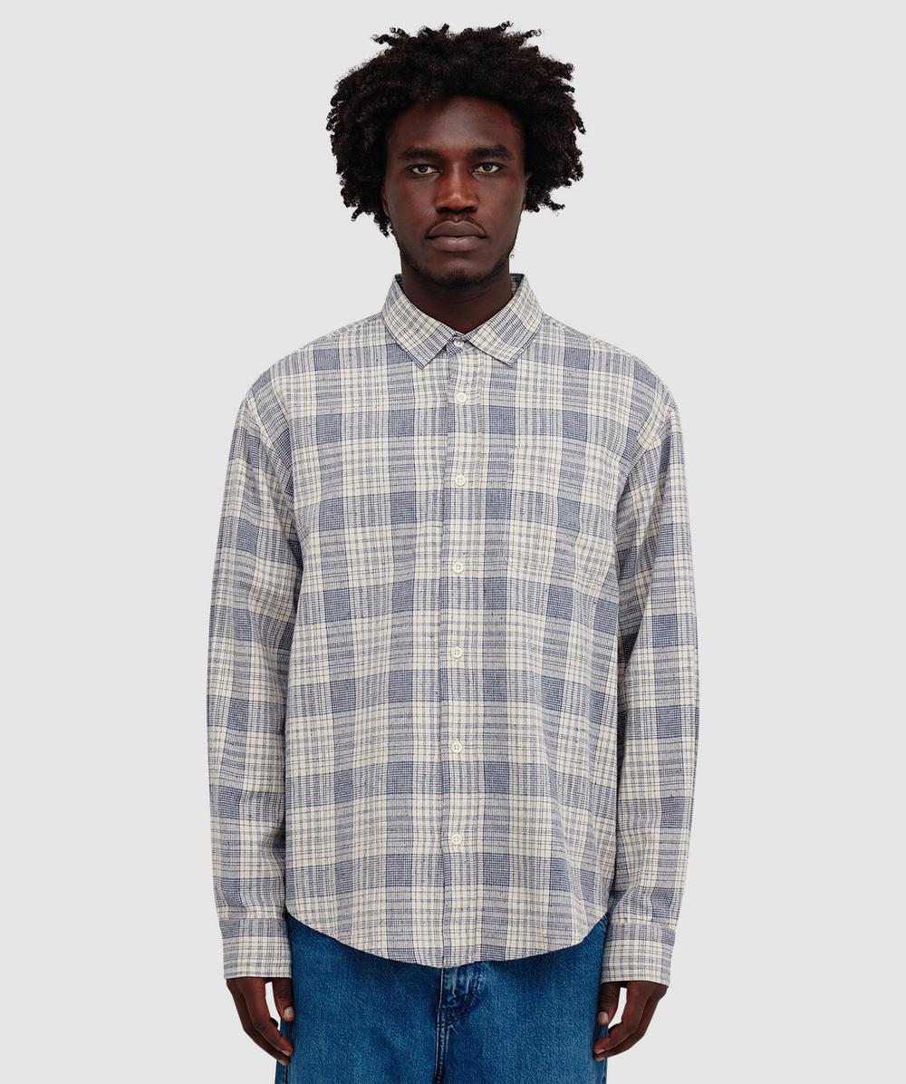 Cafe Mountain Heritage Shirt In Blue