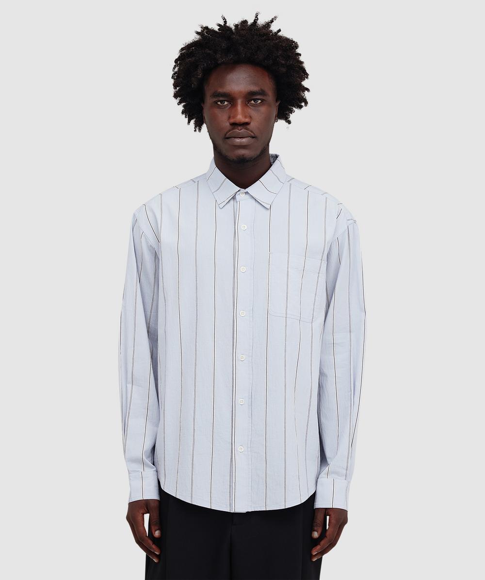 Cafe Mountain Heritage Shirt In Blue