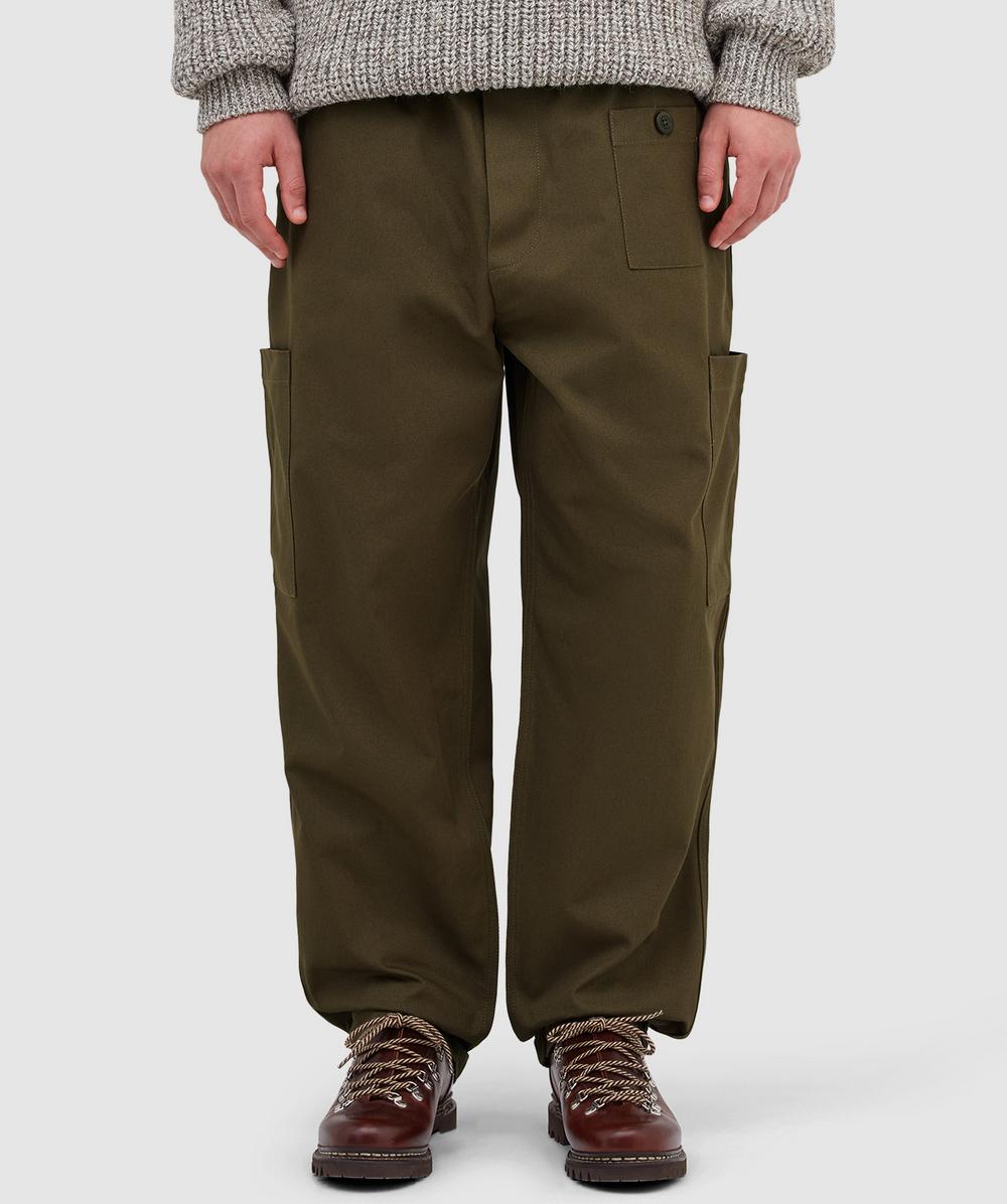 Cafe Mountain Rambler Cargo Pant In Green