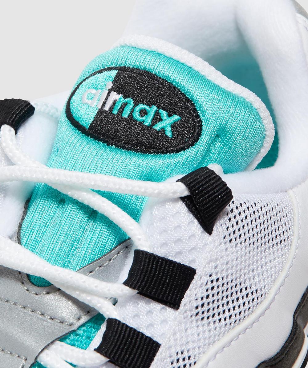 ペー Nike Air max 95 OG 'Black Border' sneaker | WHITE/HYPER JADE