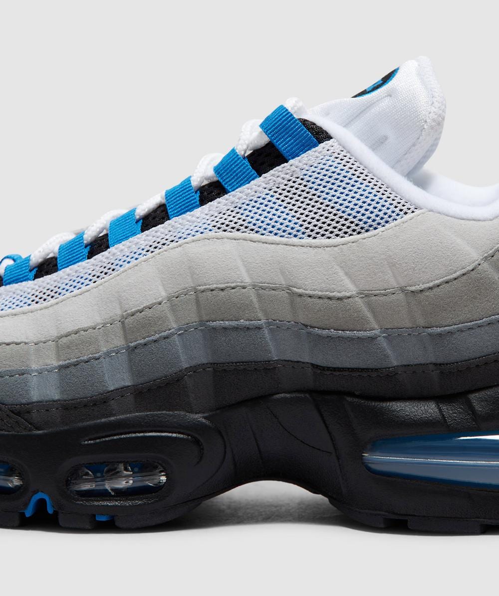 靴 Nike Air Max 95 OG Blue Spark Big Bubble Nike Air Max 95 OG Big Bubble 'Blue Spark' Release Date