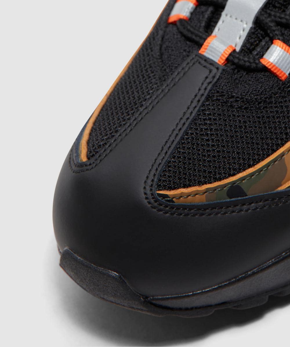 Nike Air Max 95 OG 'Orange Camo' sneaker | BLACK/SAFETY ORANGE