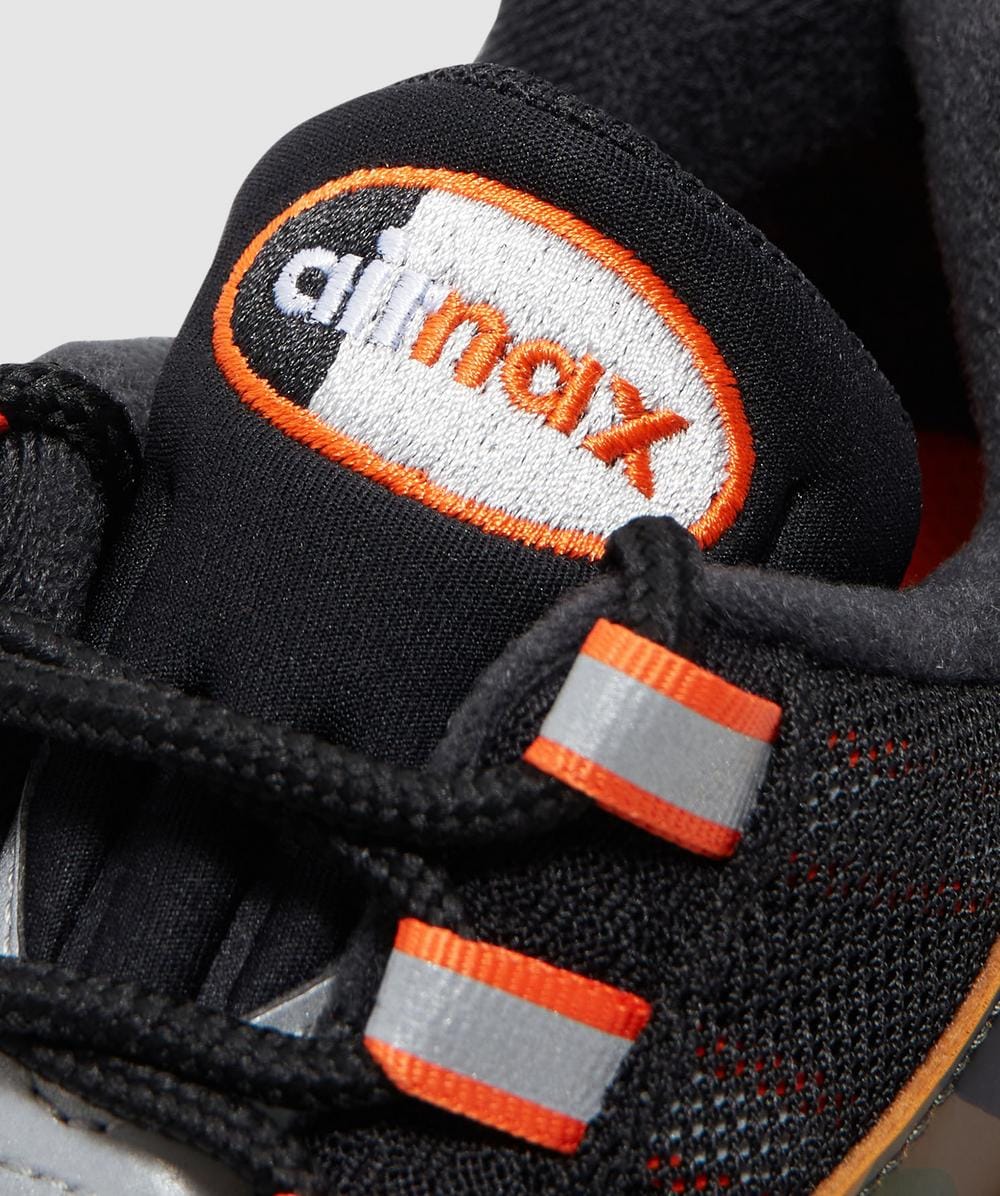 Nike Air Max 95 OG 'Orange Camo' sneaker | BLACK/SAFETY ORANGE