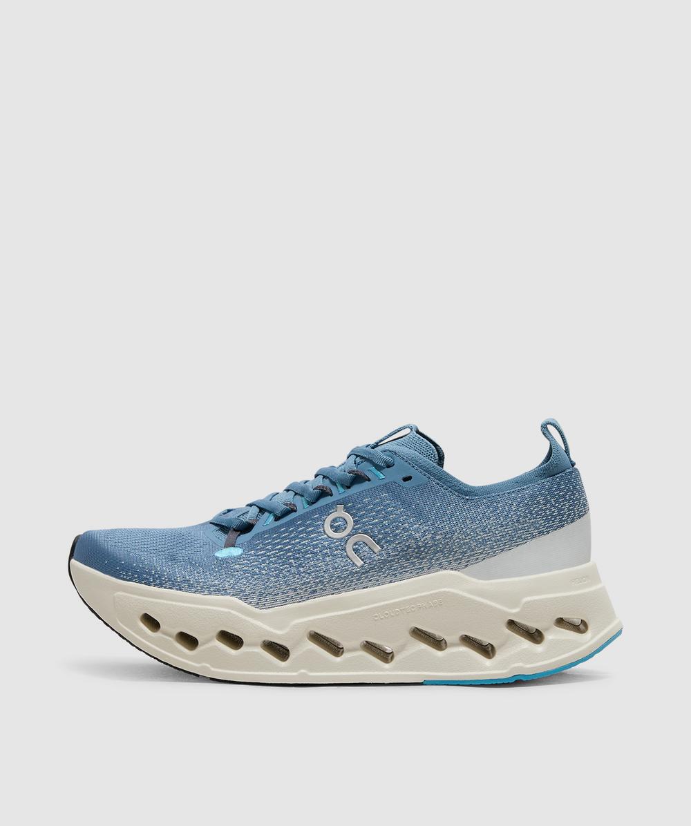 On Men's Blue Cloudsurfer Max Sneaker (Dust/Ivory - 8) - Size 8