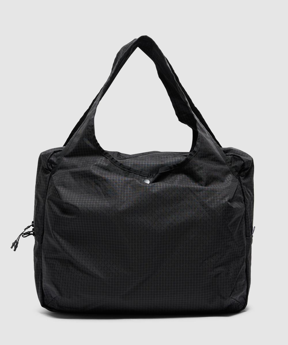 Cayl Shell Grid Tote Bag In Black