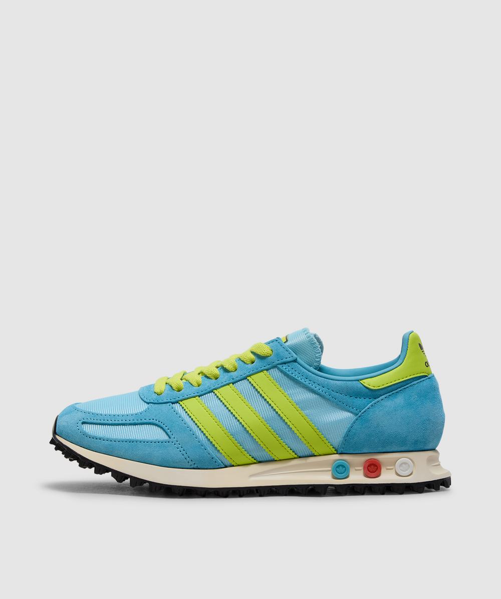 adidas La Trainer Og Sneaker (Preloved Blue/Semi Solar Yellow/Icey Blue - 7) - Size 7 - Men's, Unisex