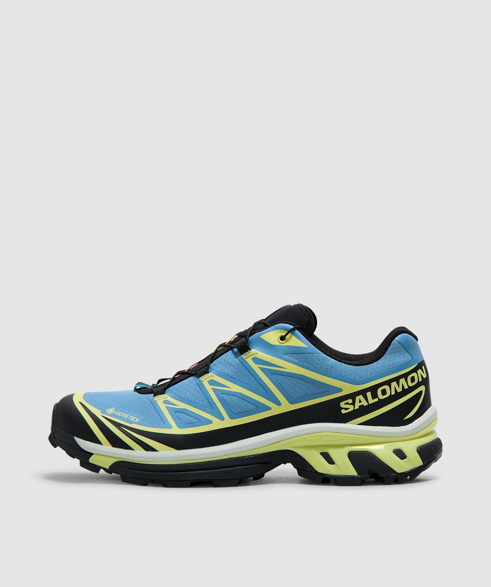 Salomon S Lab Xt-6 Gore-Tex Sneaker (Niagara/Sunny Lime/Black - 9) - Size 9 - Men's, Unisex