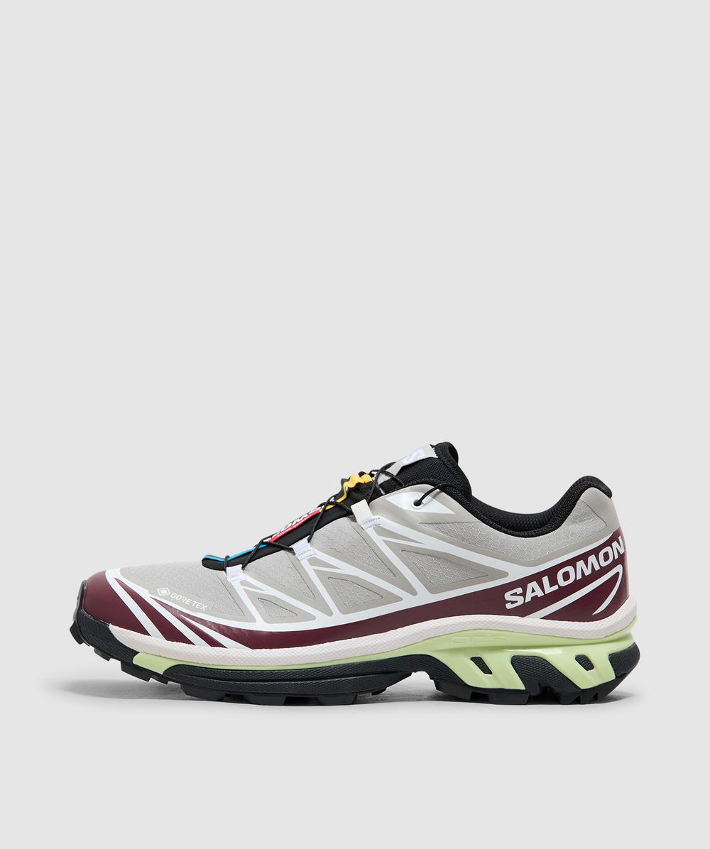 Salomon S Lab Xt-6 Gore-Tex Sneaker (Paloma/Maroon Banner/Butterfly - 9) - Size 9 - Men's, Unisex