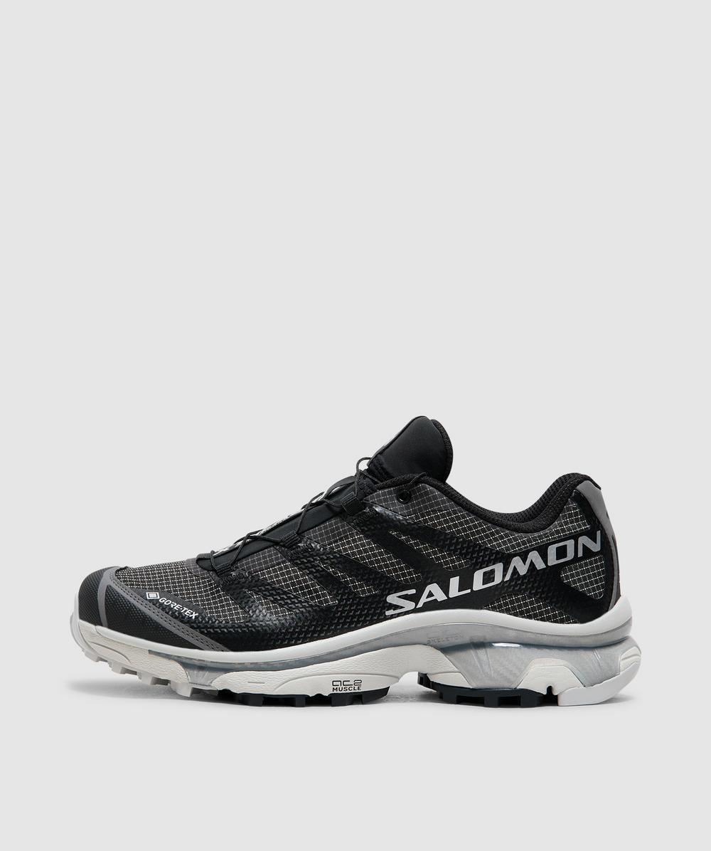 Salomon S Lab Men's Black Xt-4 Gore-Tex Sneaker (Black/Black/Lunar Rock - 10) - Size 10