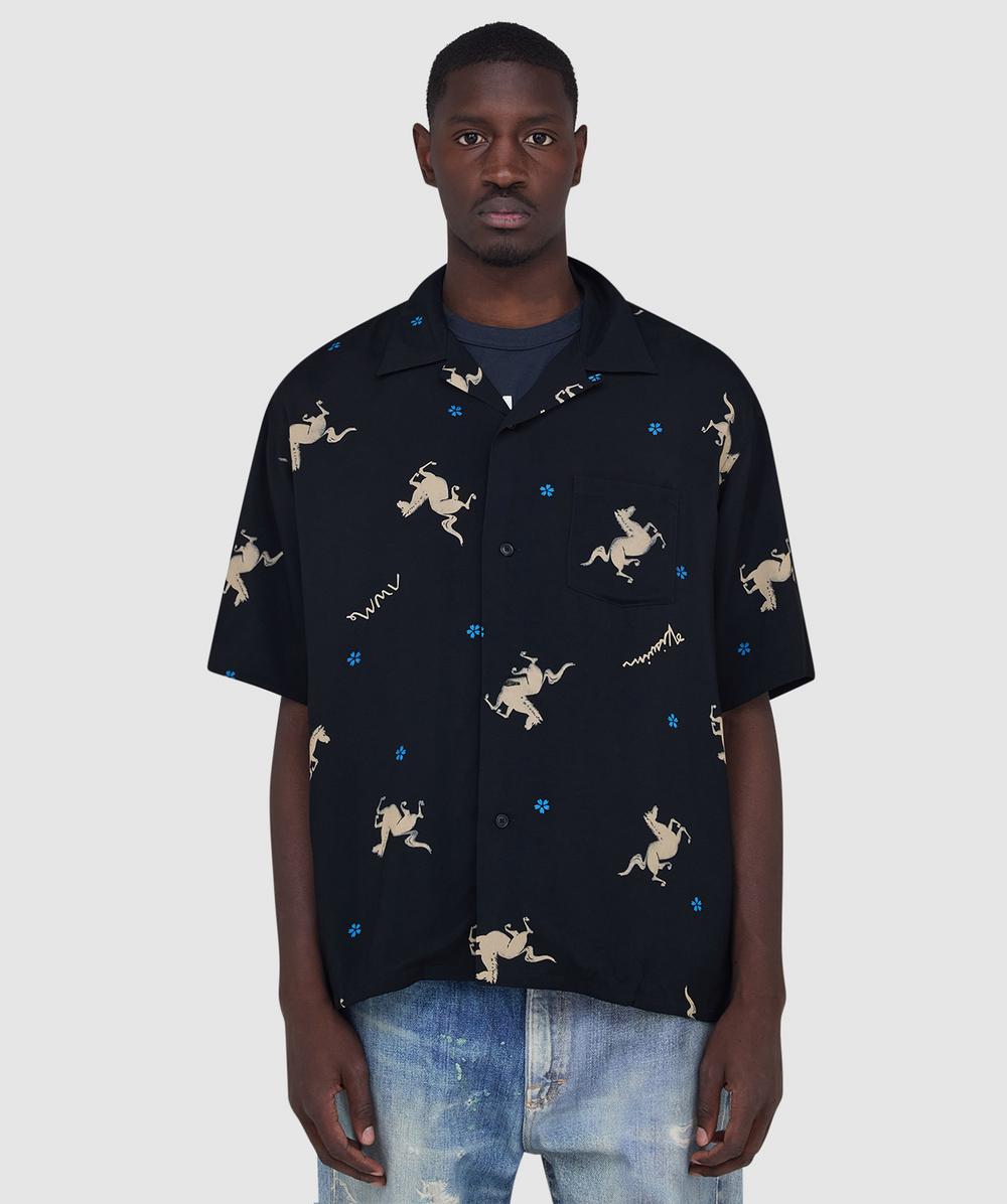 Visvim Crosby shirt | BLACK | SEVENSTORE