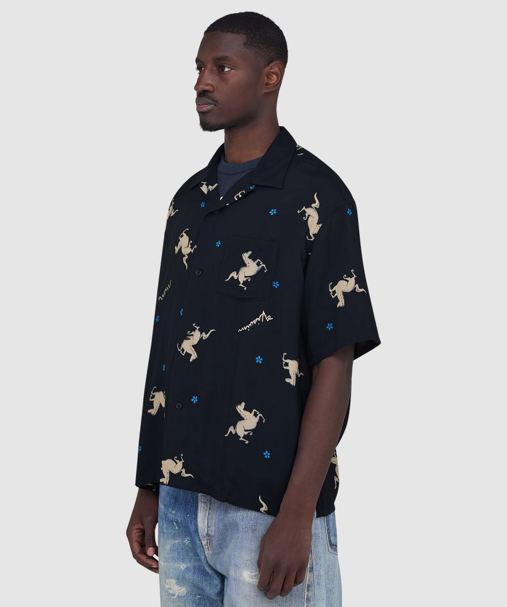 Visvim Crosby shirt | BLACK | SEVENSTORE