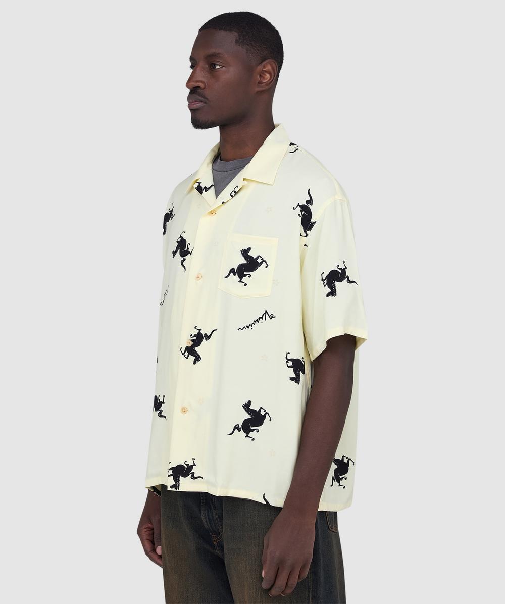 Visvim Crosby shirt | YELLOW | SEVENSTORE