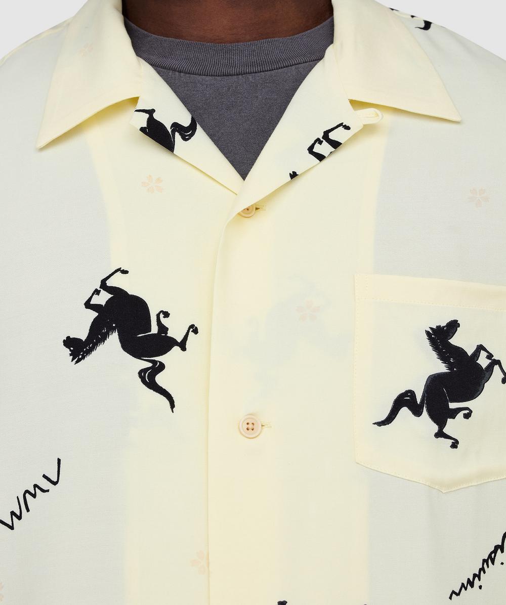 Visvim Crosby shirt | YELLOW | SEVENSTORE