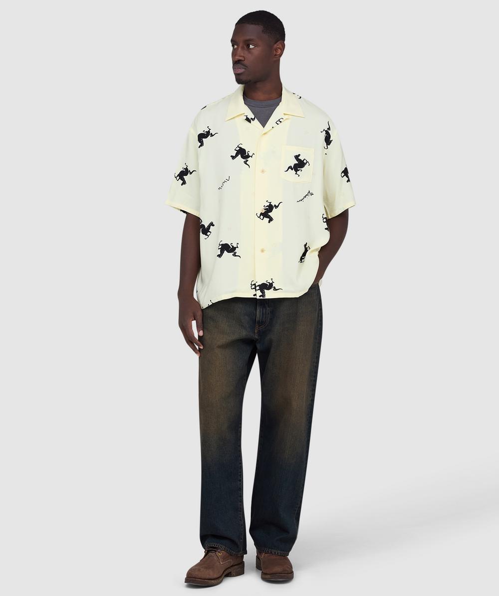 Visvim Crosby shirt | YELLOW | SEVENSTORE