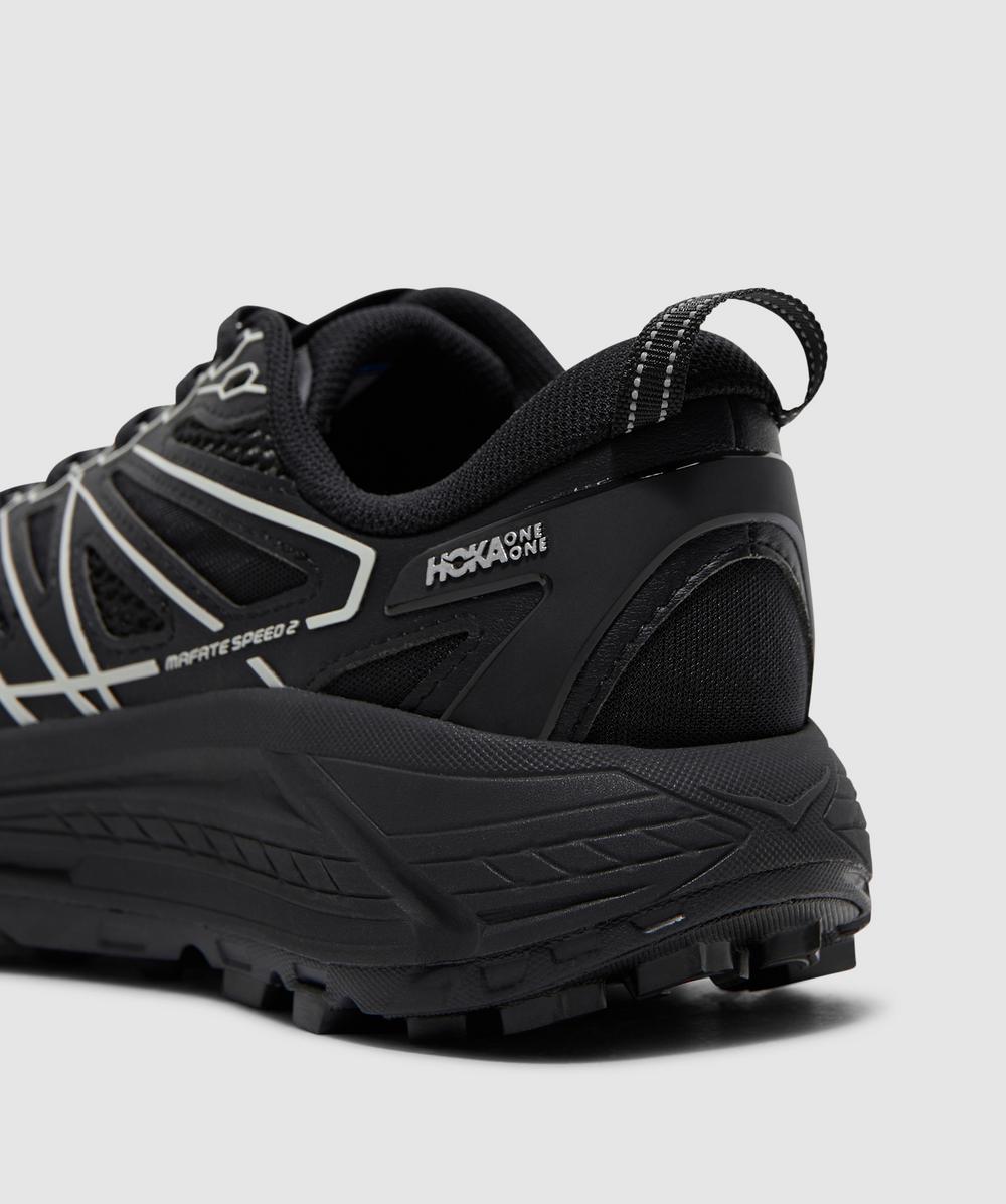 Hoka Mafate speed 2 TS sneaker | BLACK/CARBON SILVER/BLACK