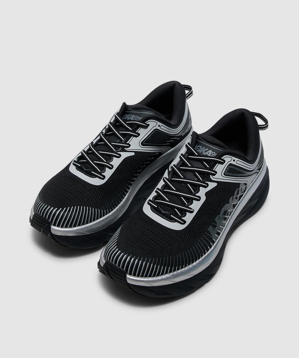 Hoka Bondi 7 sneaker | BLACK / STARDUST | SEVENSTORE