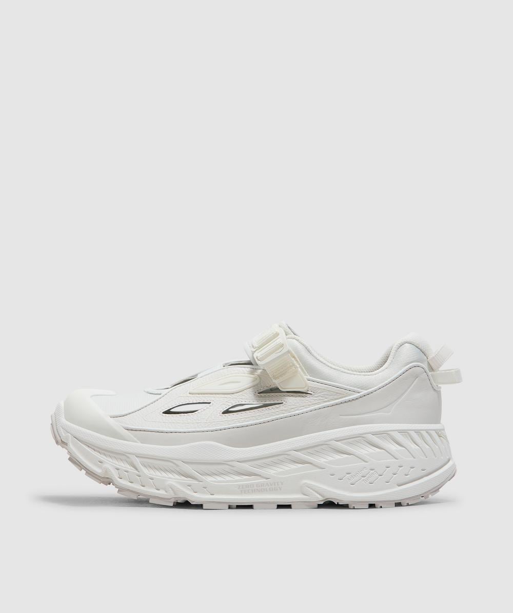 Hoka Stinson Breeze Sneaker (Frost / Grout - 9) - Size 9 - Men's, Unisex