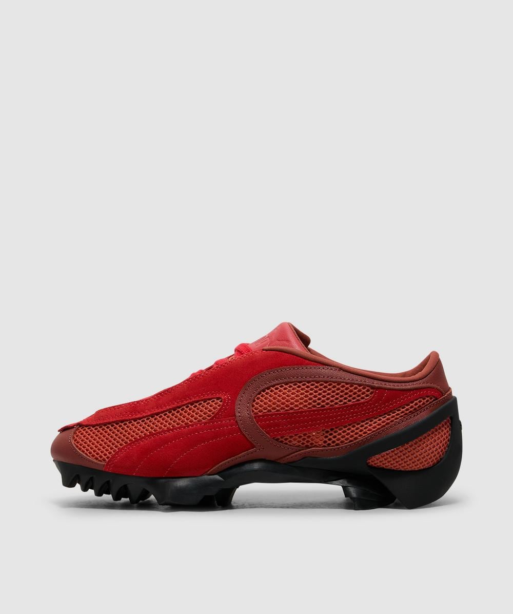 Puma Bessier Bleached Sneaker In Red